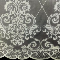  Тюль с вышивкой "BONBON" A1 (silver)