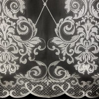  Тюль с вышивкой "BONBON" A1 (white)