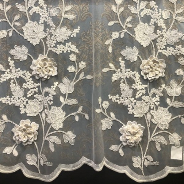 Тюль "ESCARDIN" HANDCRAFTED FLOWERS II