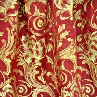 Портьерная ткань Leonardo rot gold